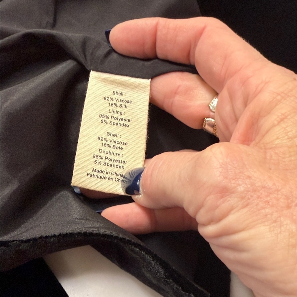 L'Agence Black Velvet Chamberlain Blazer Size 2 - Picture 4 of 14
